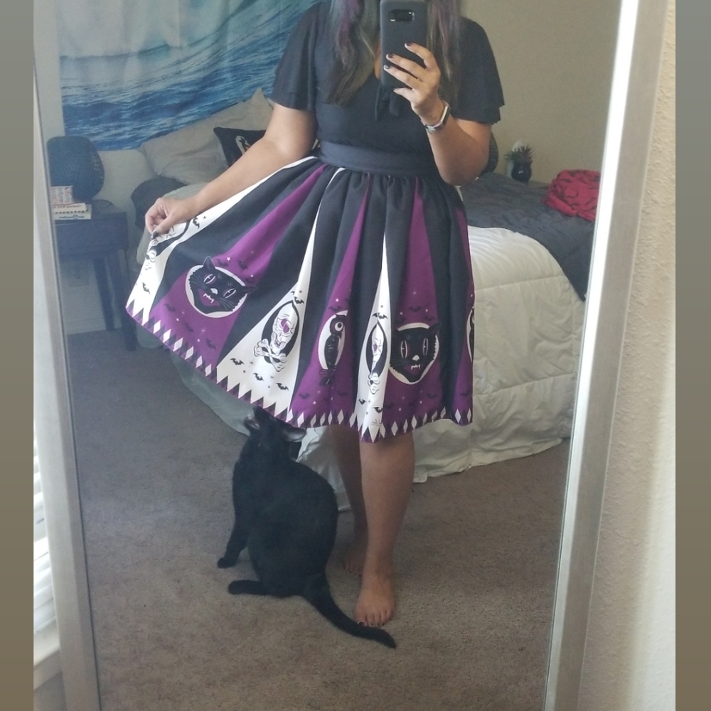 Denialle Von Fitch Halloween Treat Classic Skirt - Picture 2 of 5